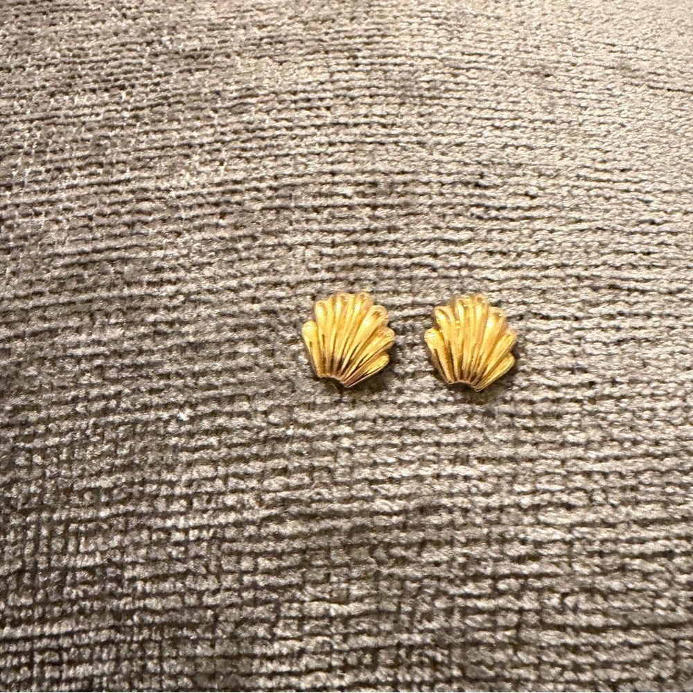 Napier Gold Shell Earrings